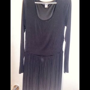 Black double lined dress